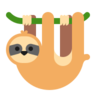 Faultier Emoji 🦥 image - Microsoft Classic 2D style