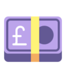 Banknote mit Pfundzeichen Emoji 💷 image - Microsoft Classic 2D style