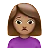 Woman Frowning: Medium Skin Tone