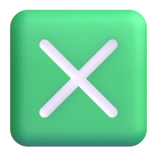 Cross Mark Button