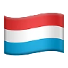 Flag: Luxembourg Emoji 🇱🇺 image - Apple style