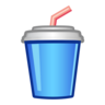 有秸杆的杯子 Emoji 🥤 image - Emojidex style