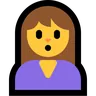Person Pouting Emoji 🙎 image - Microsoft Windows 10 Segoe UI Emoji style