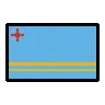 Flag: Aruba Emoji 🇦🇼 image - OpenMoji style