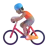 Person Biking: Medium Skin Tone