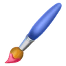Pinceau inférieur gauche Emoji 🖌 image - Huawei Harmony OS style