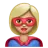Woman Superhero: Medium-Light Skin Tone