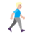 Man Walking Facing Right: Medium-Light Skin Tone