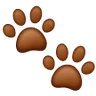 Paw Prints Emoji 🐾 image - Samsung style