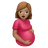 Pregnant Woman: Medium Skin Tone