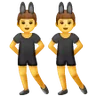 Men With Bunny Ears Emoji 👯‍♂️ image - Samsung style