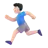 Man Running: Light Skin Tone