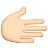 Rightwards Hand: Light Skin Tone