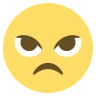 화난 얼굴 Emoji 😠 image - EmojiTwo style