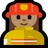 Woman Firefighter: Medium Skin Tone