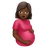 Pregnant Woman: Medium-Dark Skin Tone