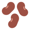 豆子 Emoji 🫘 image - Microsoft Classic 2D style