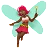 Woman Fairy: Medium-Dark Skin Tone
