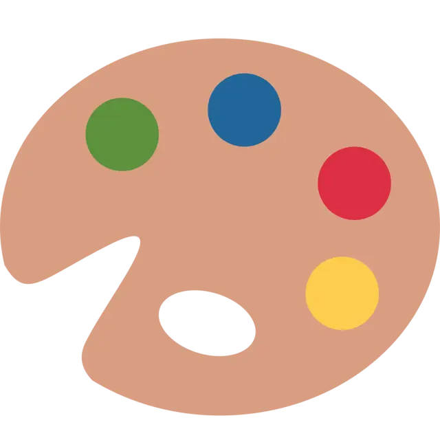 Palette de peintre