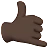 Call Me Hand: Dark Skin Tone