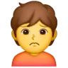 Pessoa carrancuda Emoji 🙍 image - Samsung style
