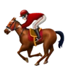 Horse Racing: Light Skin Tone Emoji 🏇🏻 image - Huawei Harmony OS style