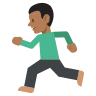 Person Running: Medium-Dark Skin Tone Emoji 🏃🏾 image - EmojiTwo style