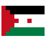 Flag: Western Sahara Emoji 🇪🇭 image - SerenityOS style