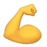 Emoji Bicipite flessibile 💪 image - Huawei Harmony OS style