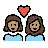 Couple With Heart: Woman, Woman, Medium Skin Tone