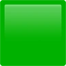 Green Square Emoji 🟩 image - Apple style