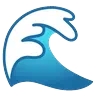 Fala wodna Emoji 🌊 image - Google Noto Color Animated style