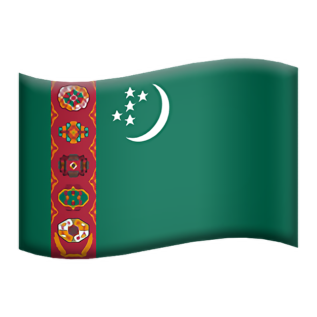 Flag: Turkmenistan