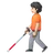 Person With White Cane: Light Skin Tone