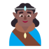 Man Elf: Medium-Dark Skin Tone Emoji 🧝🏾‍♂️ image - Microsoft Classic 2D style