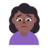 Woman Frowning: Medium-Dark Skin Tone