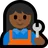 Woman Mechanic: Medium-Dark Skin Tone