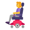 Woman In Motorized Wheelchair Emoji 👩‍🦼 image - Microsoft Classic 2D style