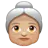 Old Woman: Medium-Light Skin Tone