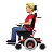 Man In Motorized Wheelchair: Medium-Light Skin Tone