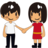 Woman And Man Holding Hands: Medium Skin Tone