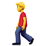 Man Walking Emoji 🚶‍♂️ image - Apple style