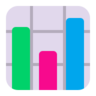 Эмодзи Гистограмма 📊 image - Microsoft Classic 2D style