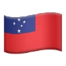 Flag: Samoa Emoji 🇼🇸 image - Apple style