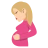 Pregnant Woman: Medium-Light Skin Tone