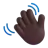 Waving Hand: Dark Skin Tone
