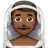 Man With Veil: Medium-Dark Skin Tone