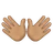 Open Hands: Medium Skin Tone