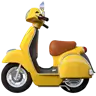 Emoji Scooter 🛵 image - Apple style