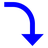 Right Arrow Curving Down